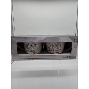 Winterberry Pfaltzgraff Mugs NIB